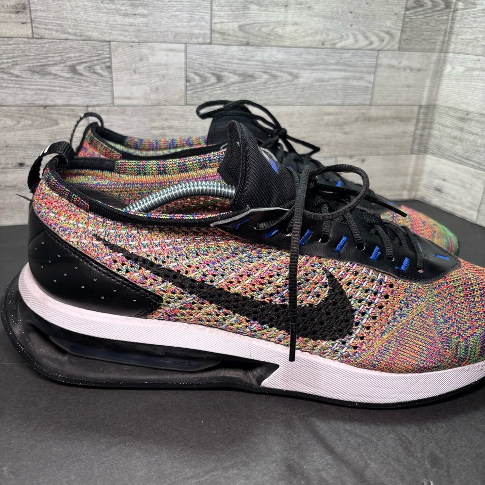 Nike Men's Air Max Flyknit Racer Multicolor Shoes Sneakers Trainers (FD2765-900) - Picture 13 of 13